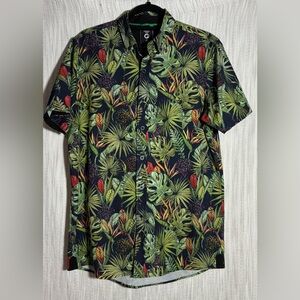 Men's Tropical Jungle Print Shirt